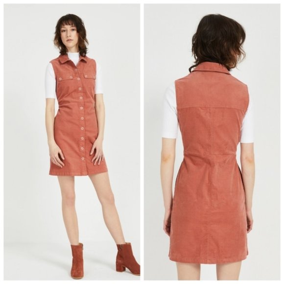 Frank & Oak Dresses & Skirts - Frank + Oak Organic Cotton Corduroy Sleeveless Dress